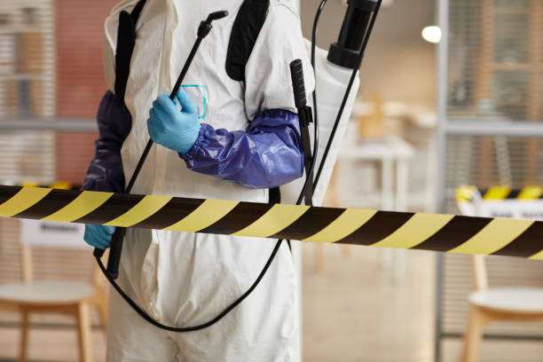 Professional Sewage Cleanup technician working in Rockport, IN